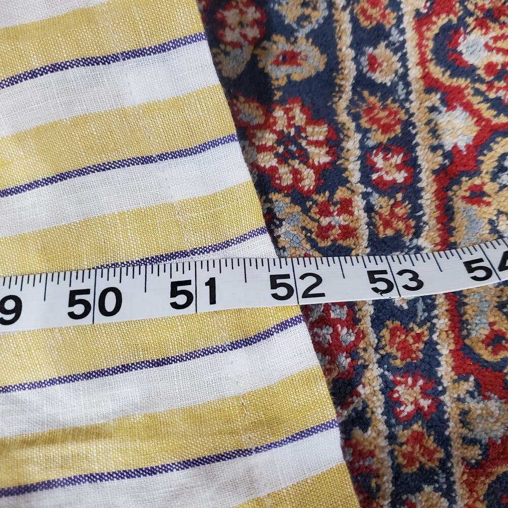 Rachel Zoe Linen Striped Button Sleeveless Maxi Dress 8 Prairie Cottage Yellow - Picture 11 of 11